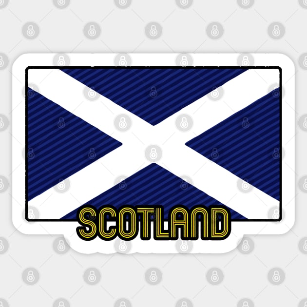 The Scotland Flag : Alba Ecosse  La Scozia Schottland! Sticker by demandchaos1